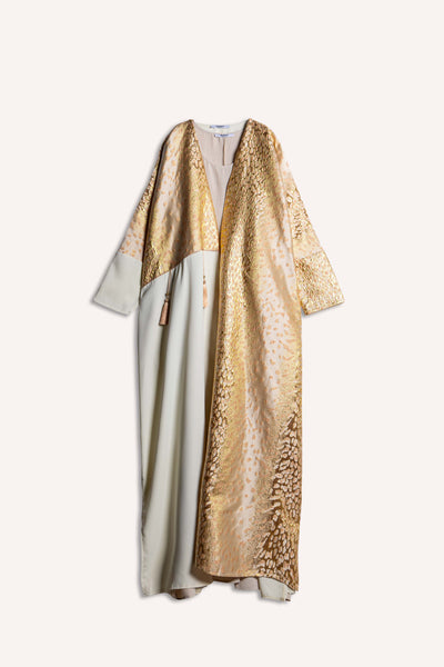 DETAILED ABAYA WITH DRESS