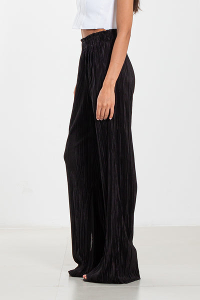 PLEATED HIGH WAIST TROUSERS