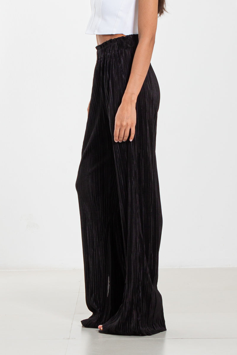 PLEATED HIGH WAIST TROUSERS