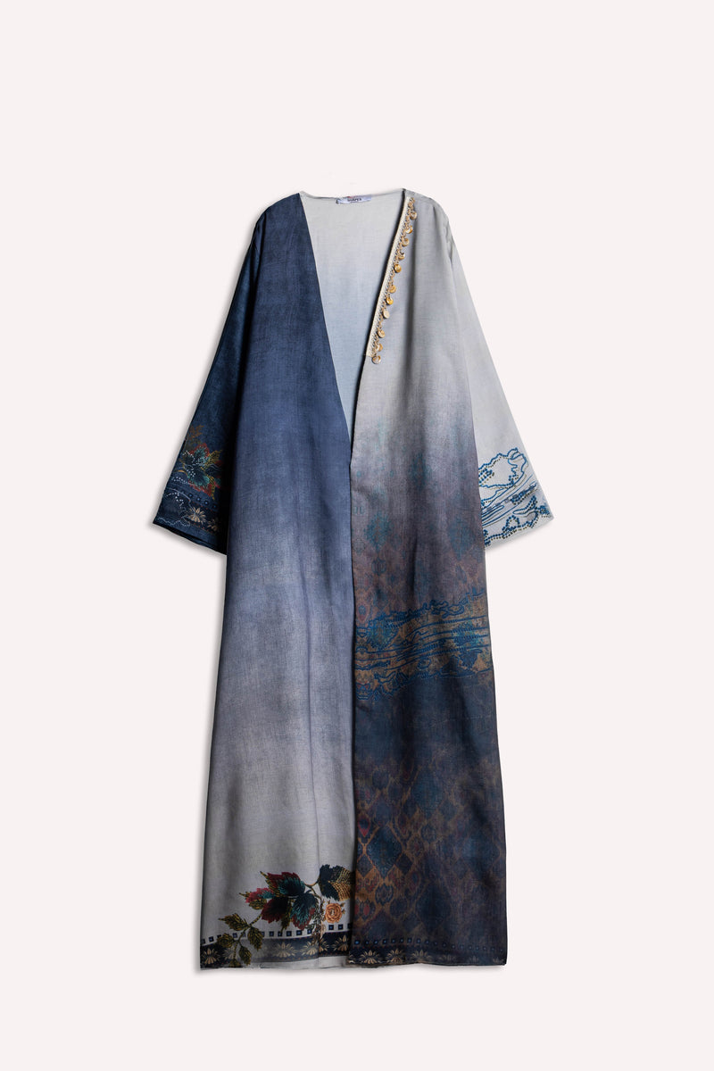 DETAILED PRINTED ABAYA