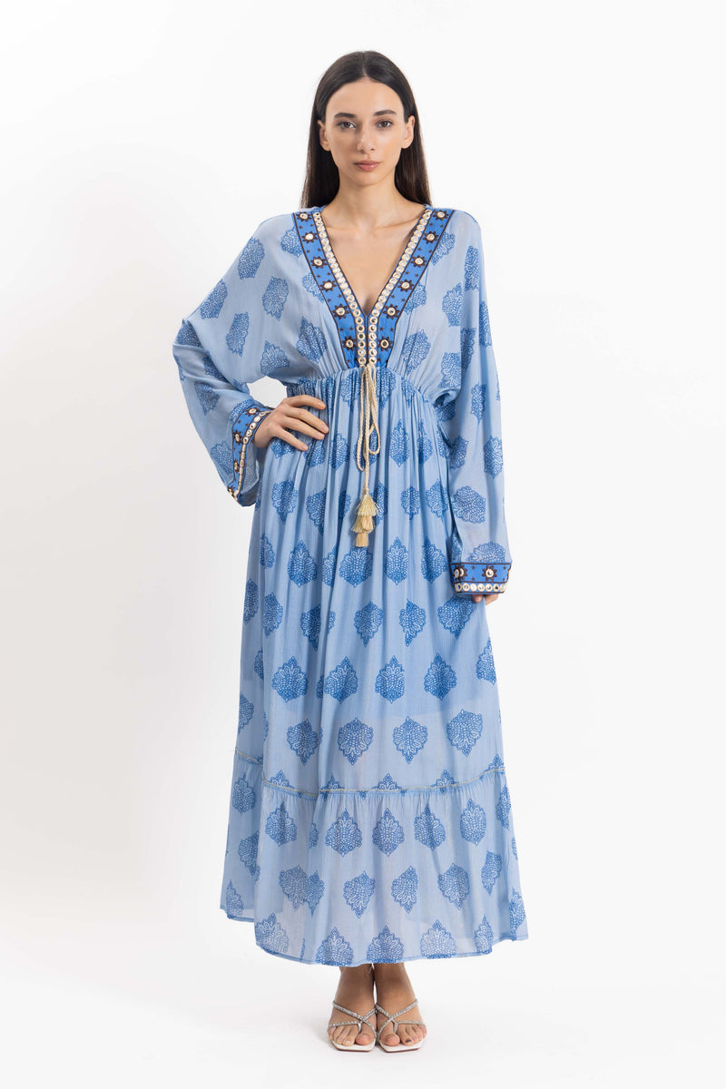 DETIAL EMBROIDERED DRESS