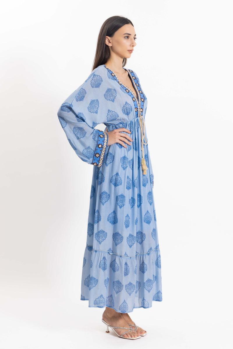 DETIAL EMBROIDERED DRESS