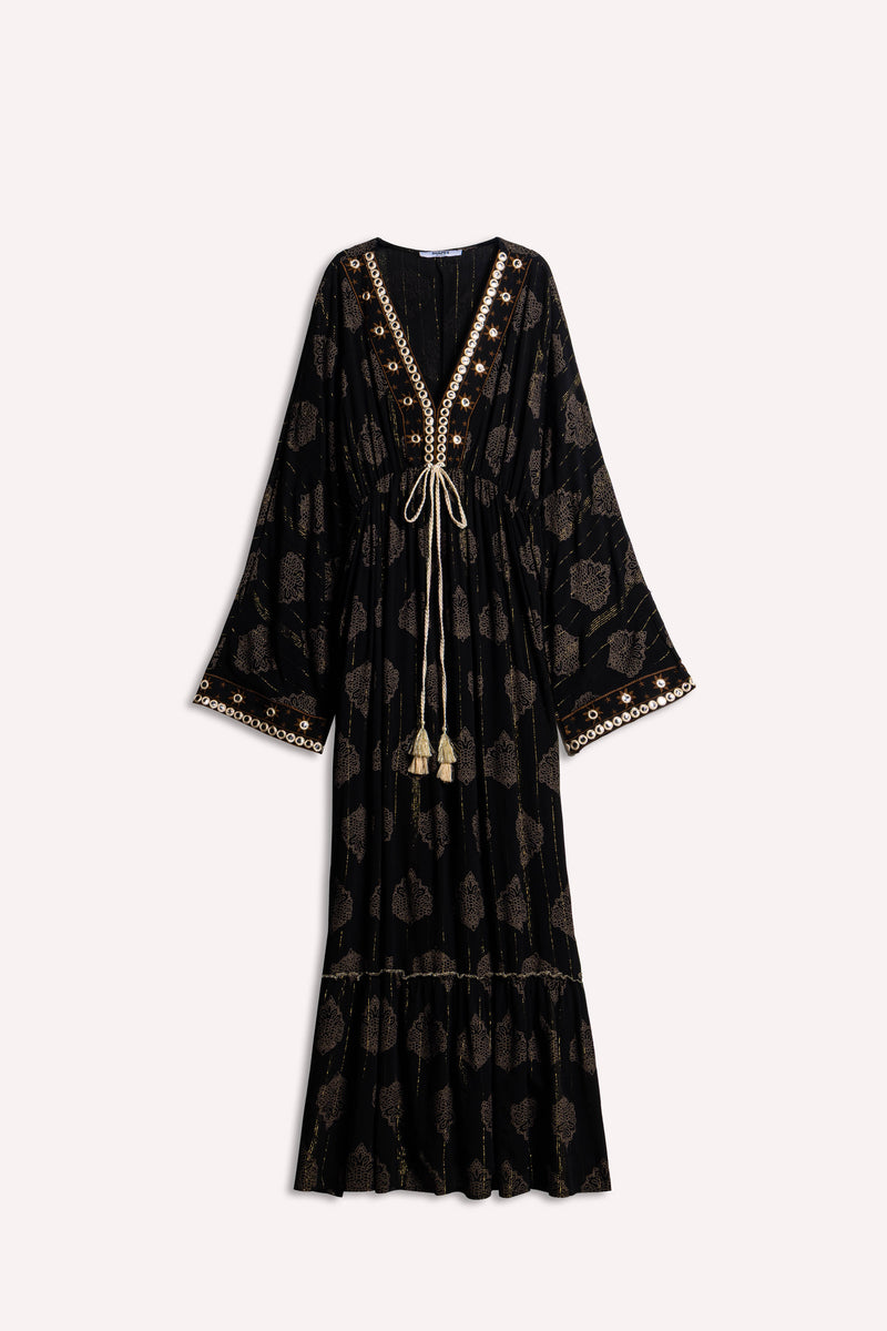 DETIAL EMBROIDERED DRESS
