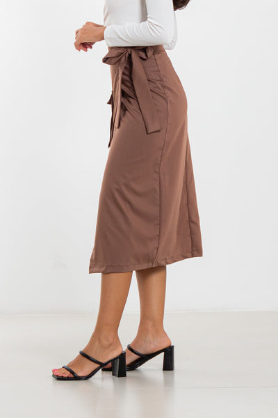 TECHNICAL CARGO WRAPPED SKIRT