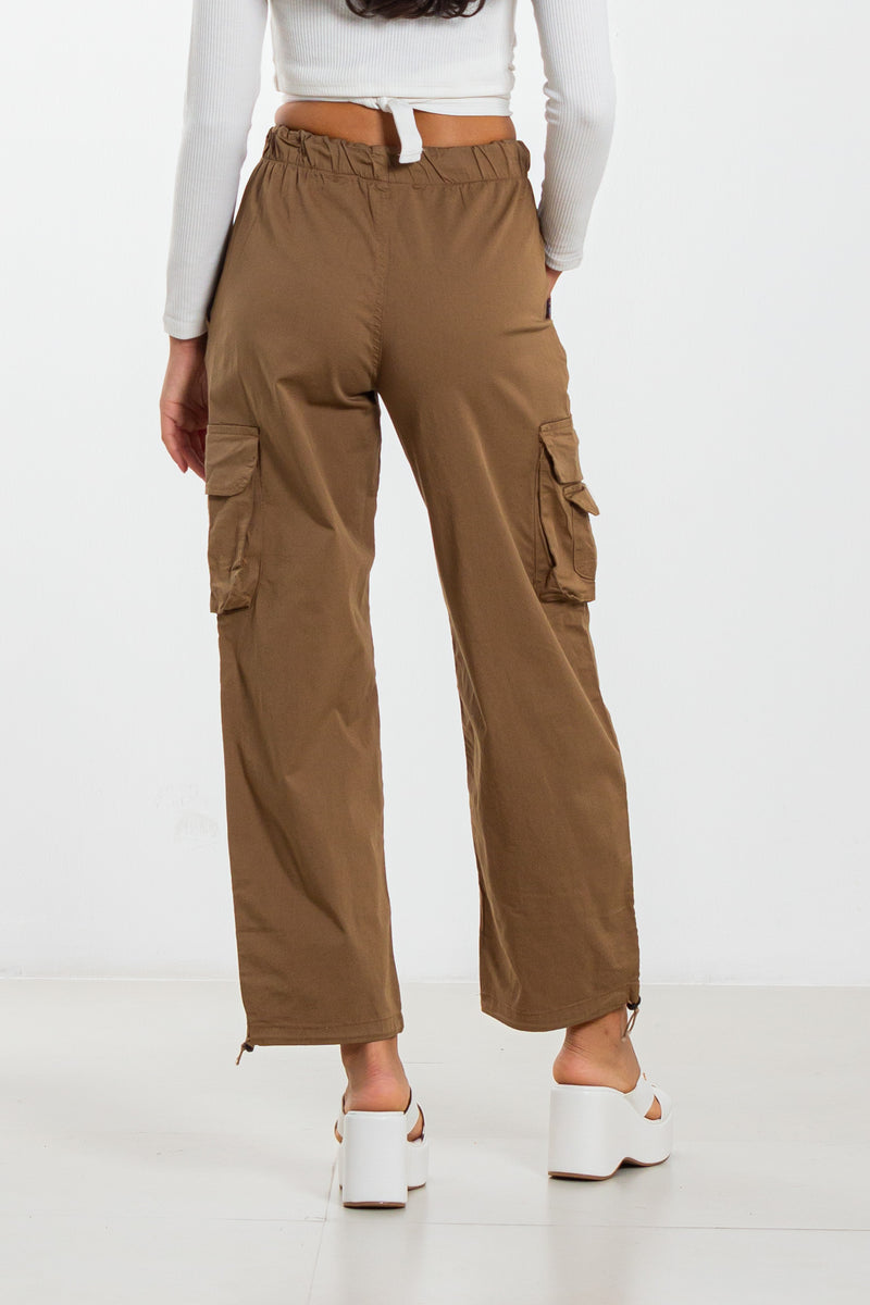 JOGGER WAIST CARGO TROUSERS