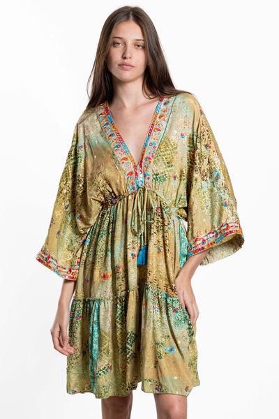 DETAIL PRINTED SHORT DRESS