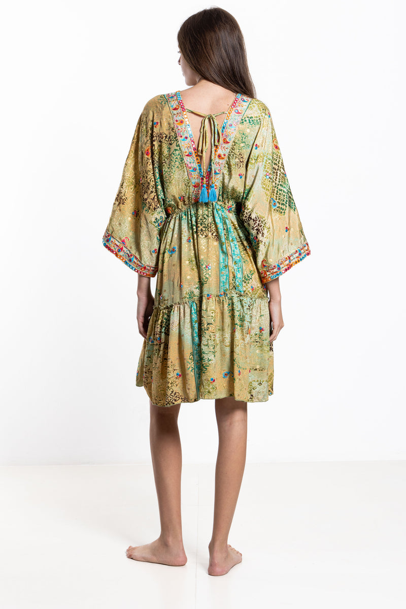 DETAIL PRINTED SHORT DRESS