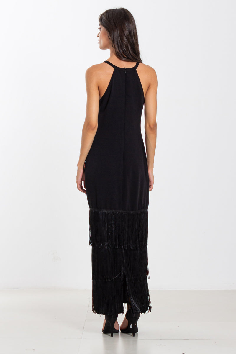 DETAILED MIDI DRESS