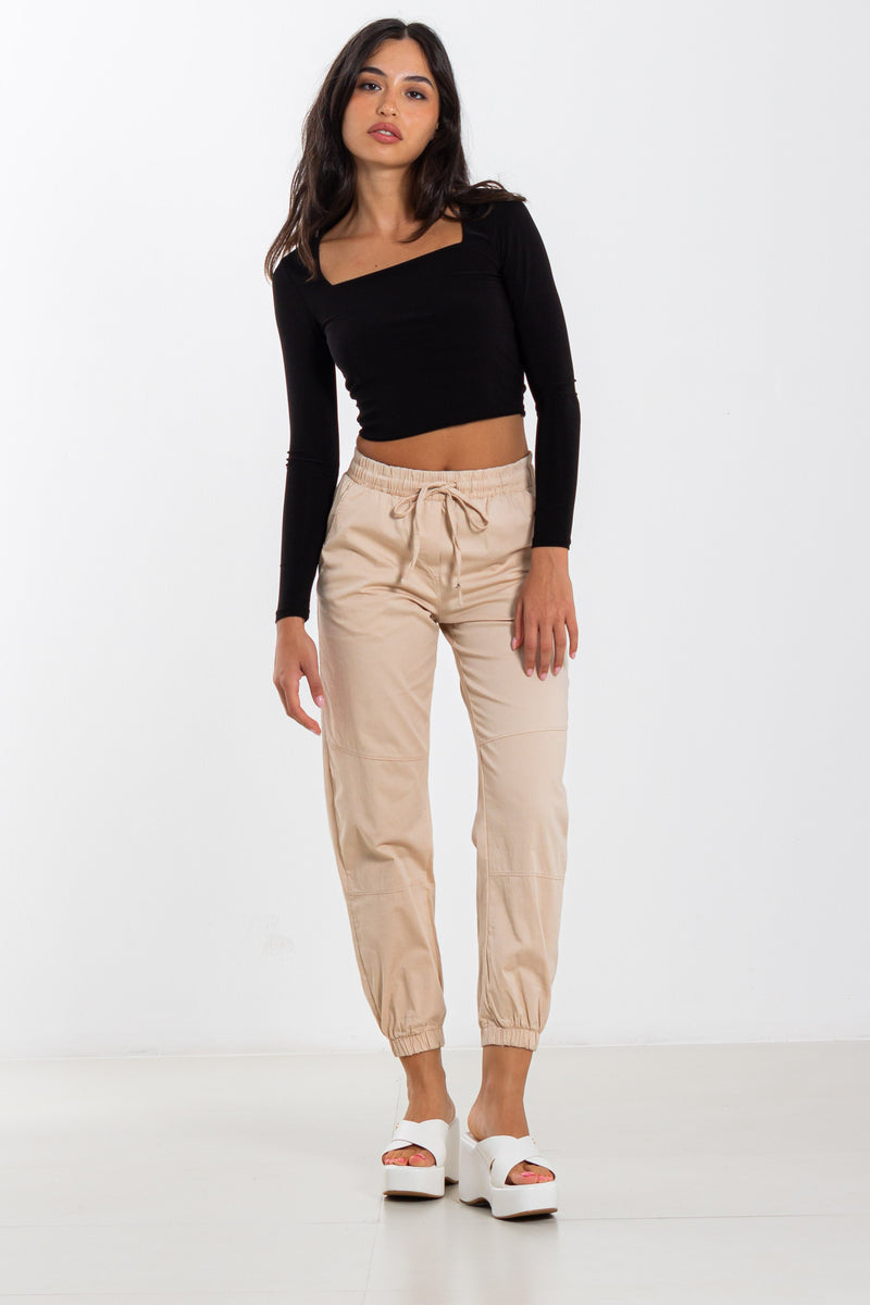 JOGGER WAIST TROUSERS