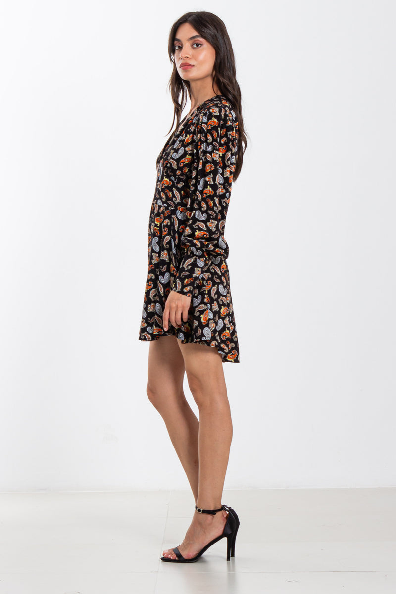 FLORAL PRINTED SHORT DRESS
