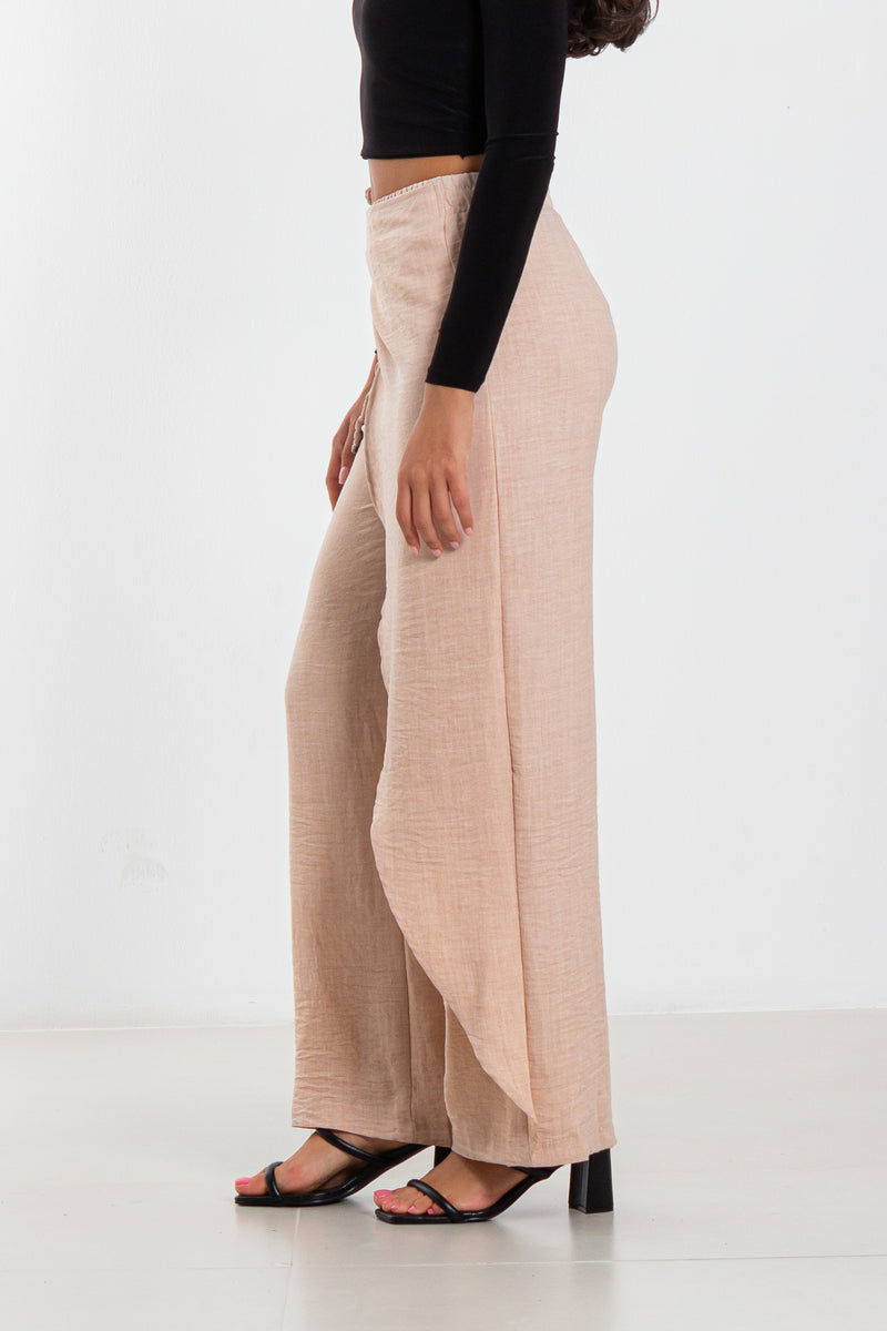 FLOWING WRAP TROUSERS