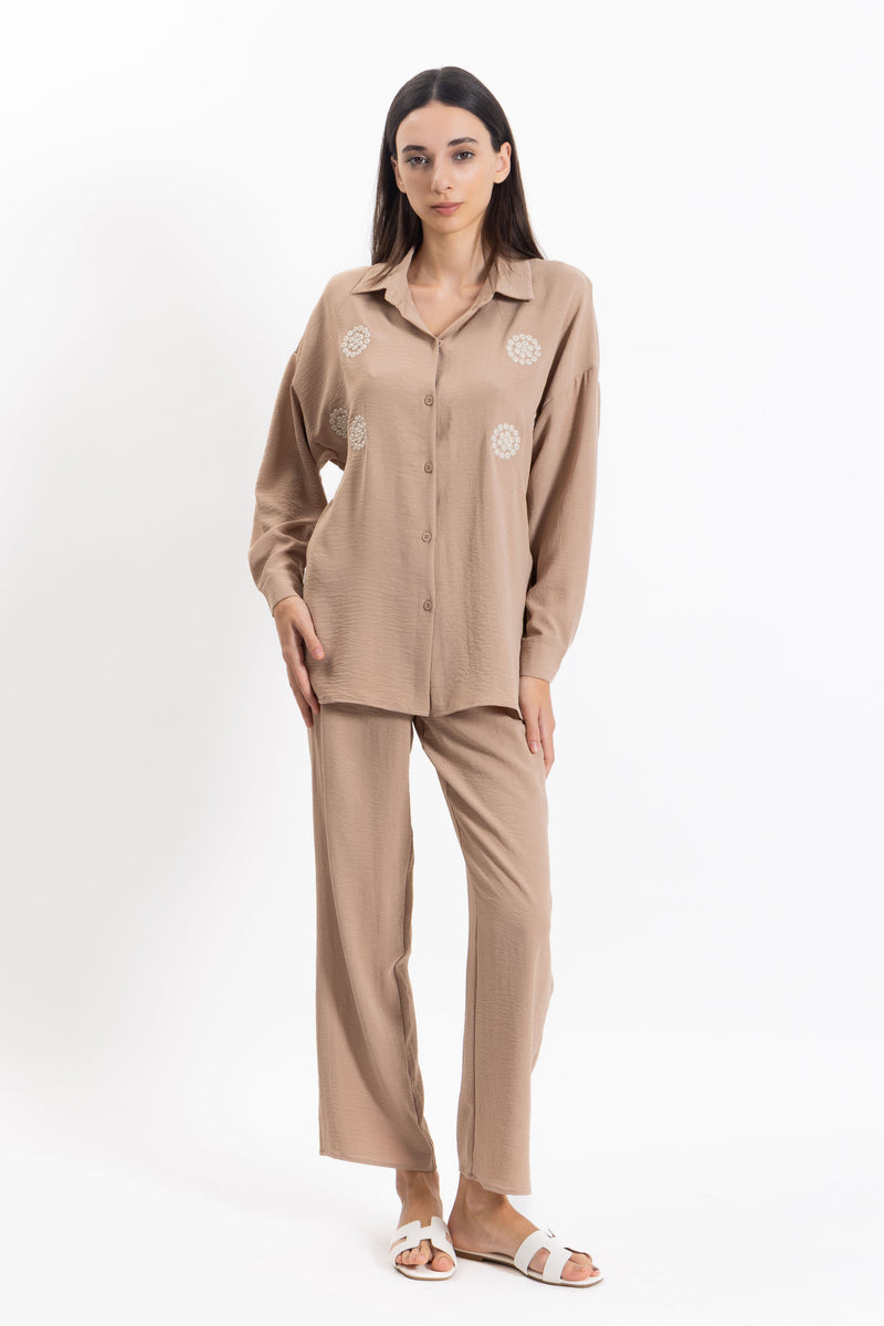 LIGHTWEIGHT DETAILED SHIRT SET