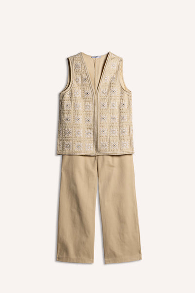 EMBROIDERED WAISTCOAT SET