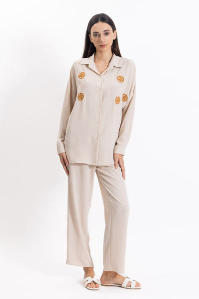 LIGHTWEIGHT DETAILED SHIRT SET