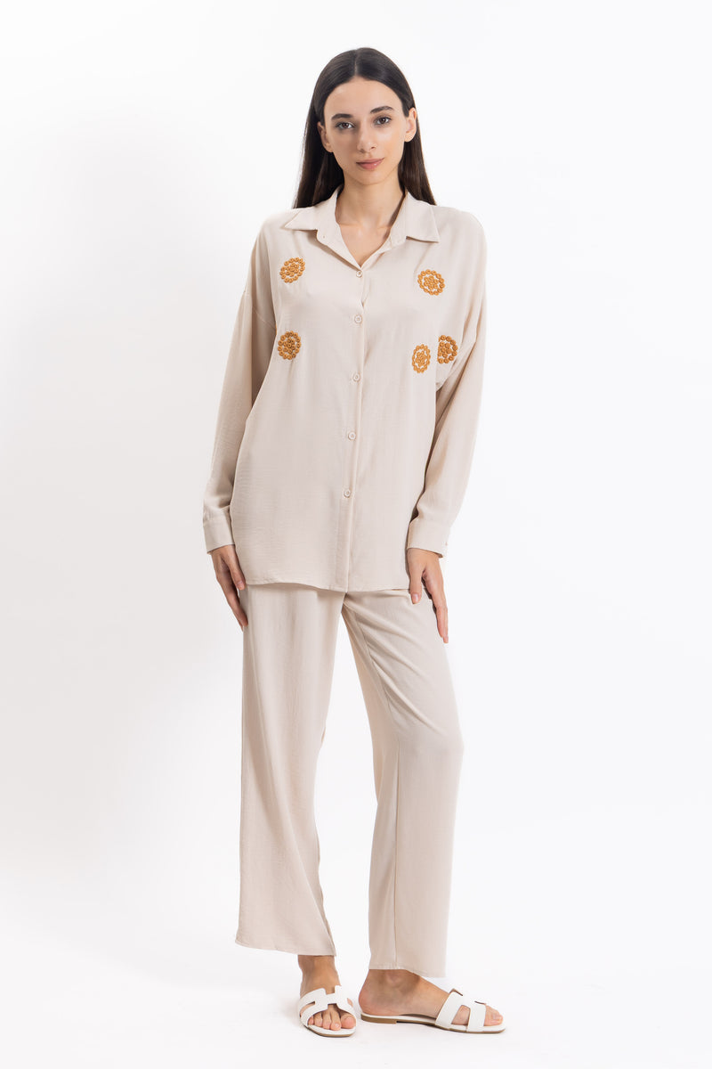 LIGHTWEIGHT DETAILED SHIRT SET