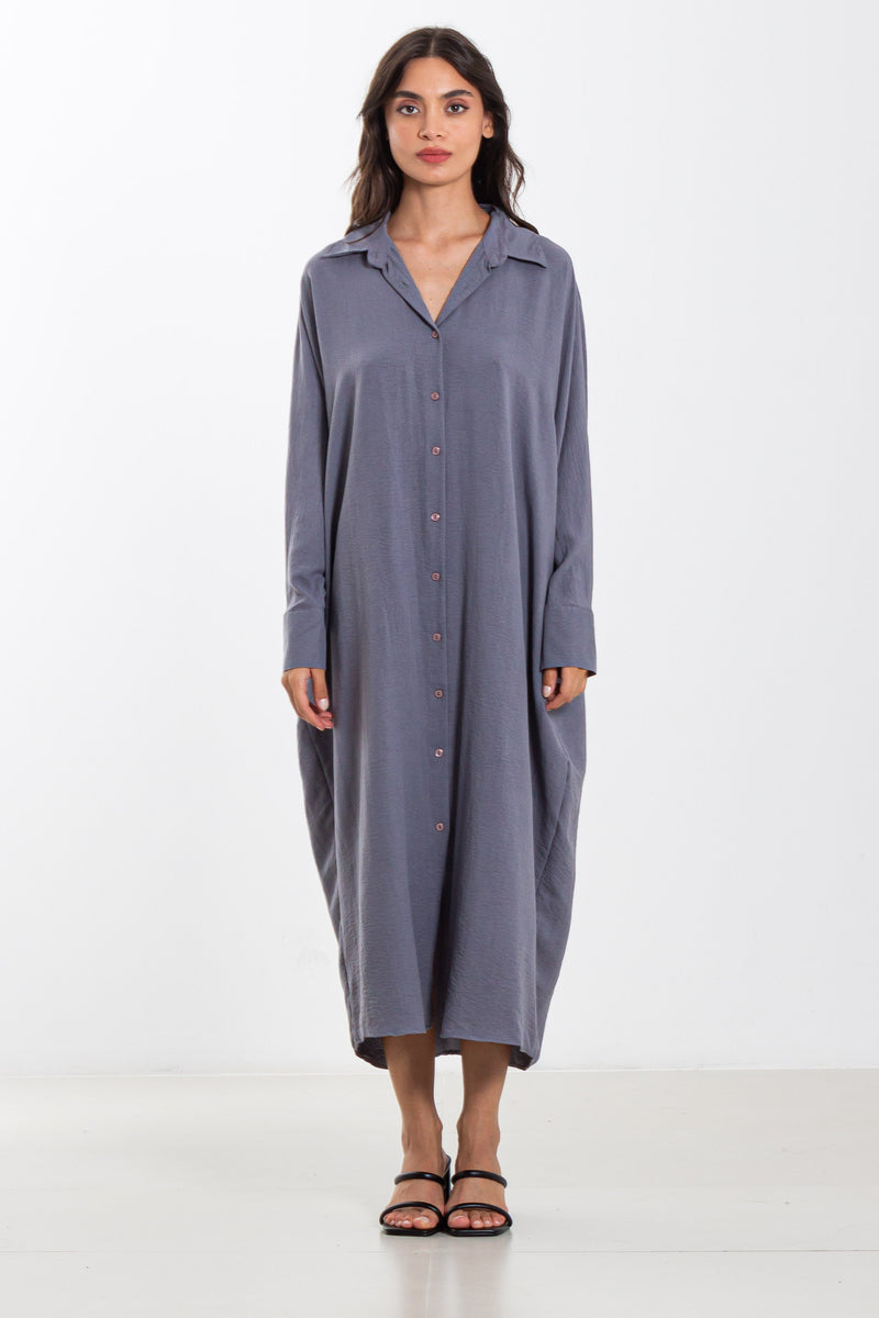 MIDI COMFORT SHIRT DRESS