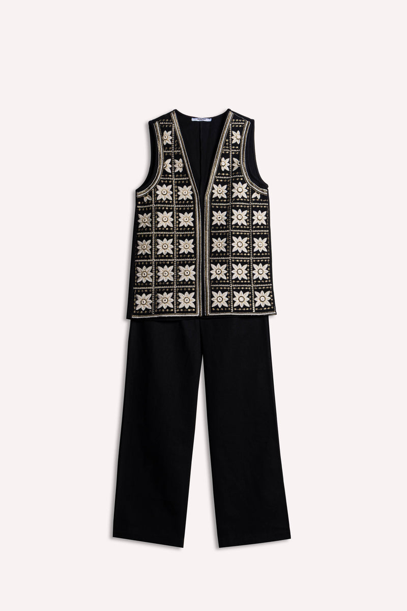 EMBROIDERED WAISTCOAT SET