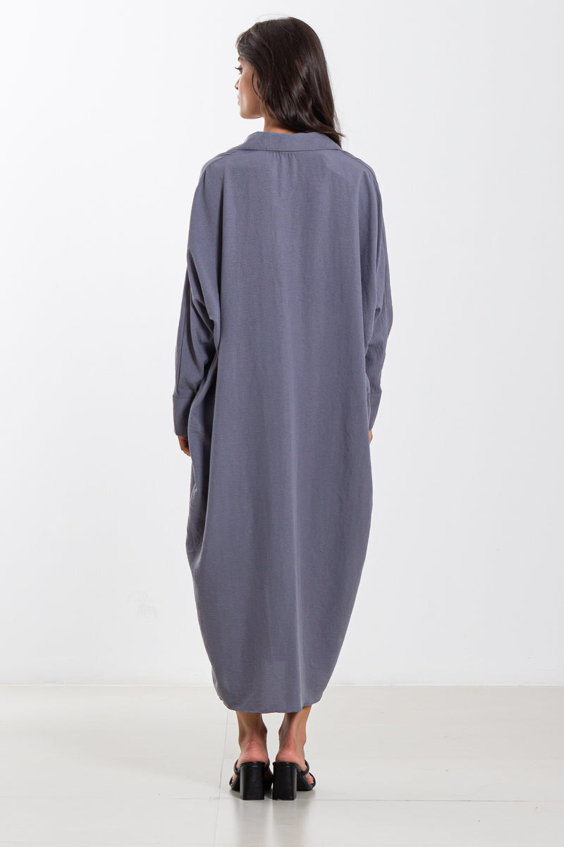 MIDI COMFORT SHIRT DRESS