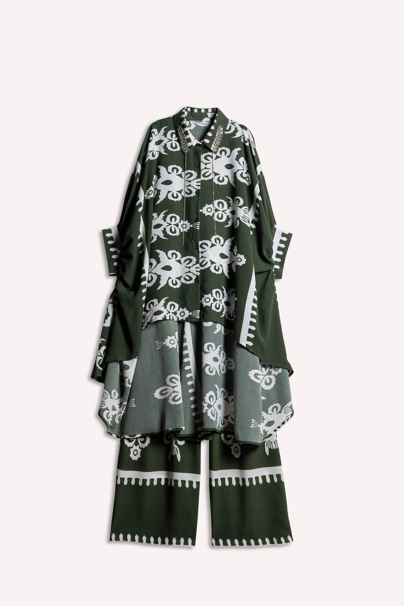 DETAIL PRINTED TOP SET