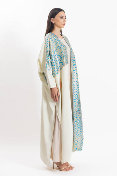 DETAILED ABAYA WITH DRESS