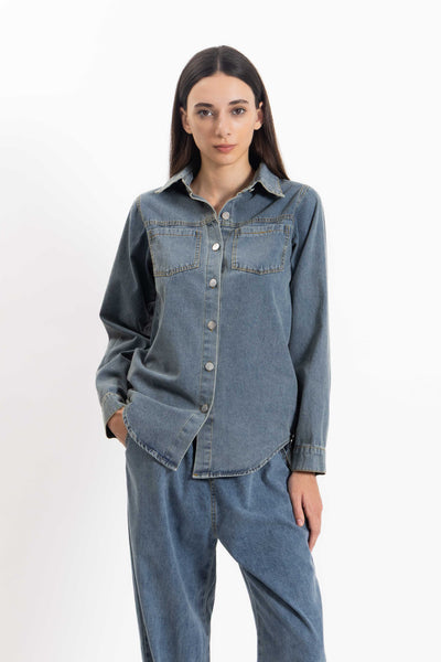 DEMIN SHIRT SET
