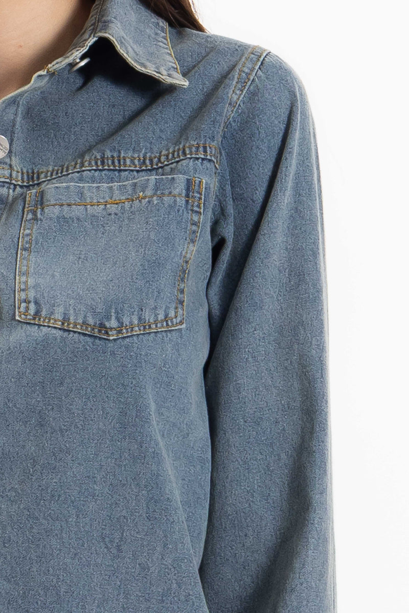 DEMIN SHIRT SET