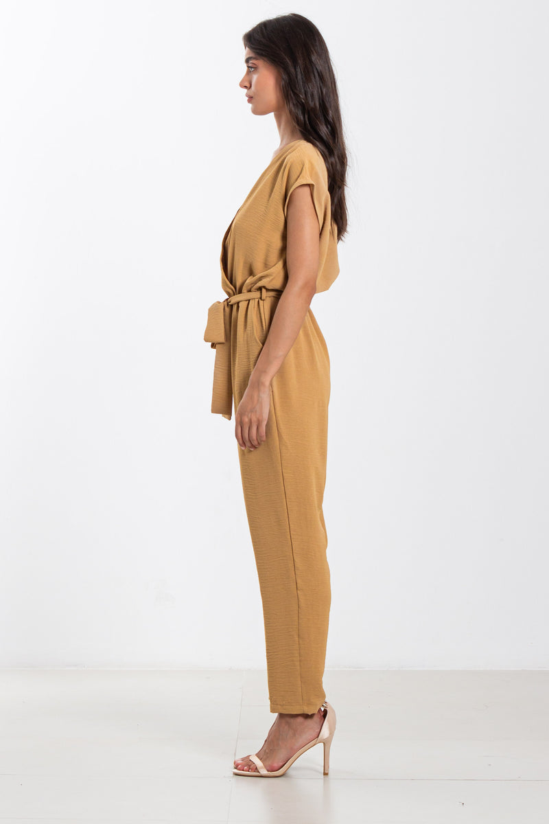 BELTED FULL LENGHT JUMPSUIT