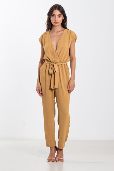 BELTED FULL LENGHT JUMPSUIT