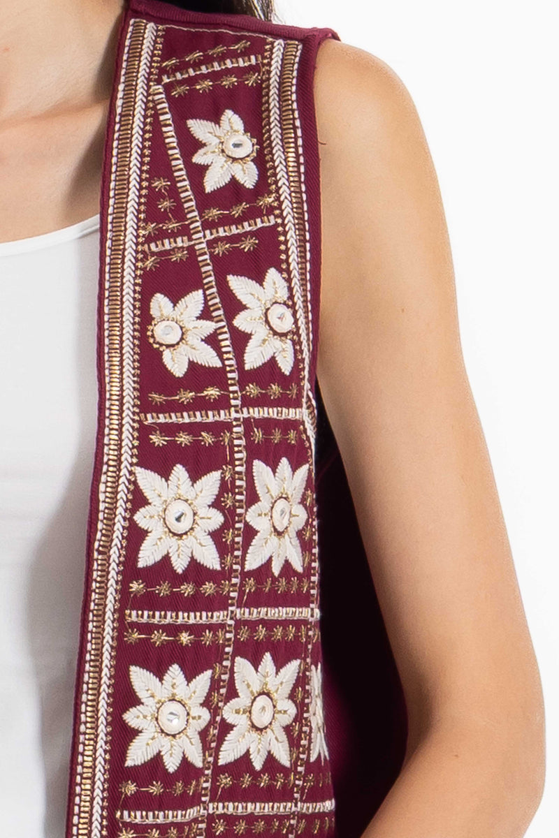 EMBROIDERED WAISTCOAT SET
