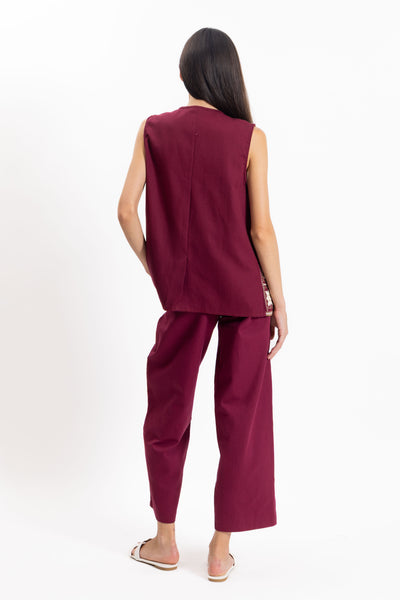 EMBROIDERED WAISTCOAT SET