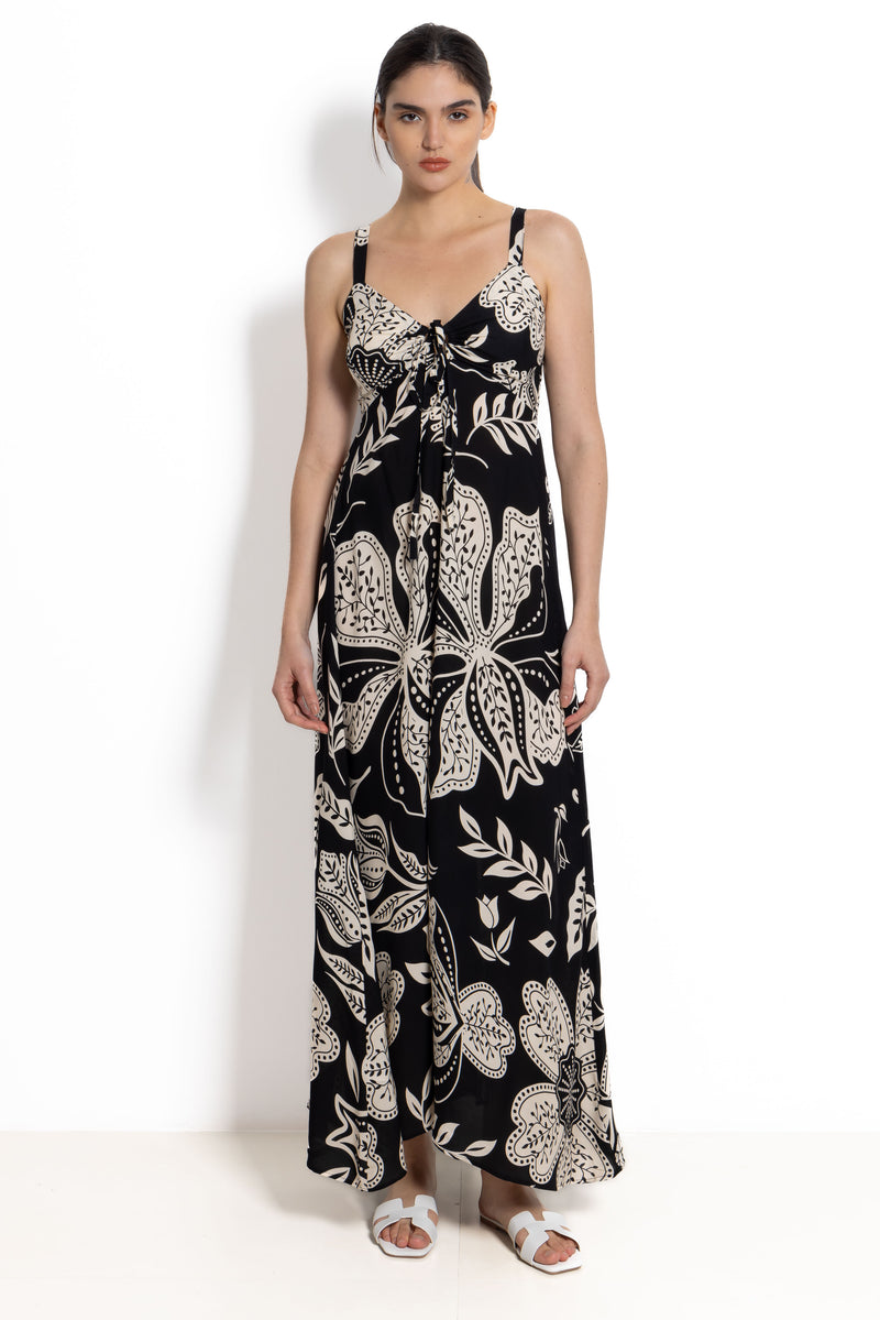 PRINTED MAXI DRESS