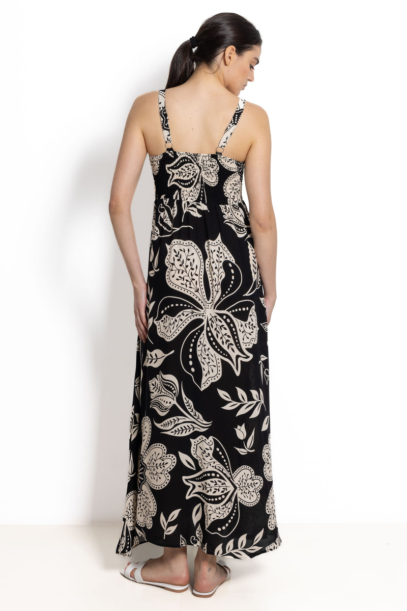 PRINTED MAXI DRESS