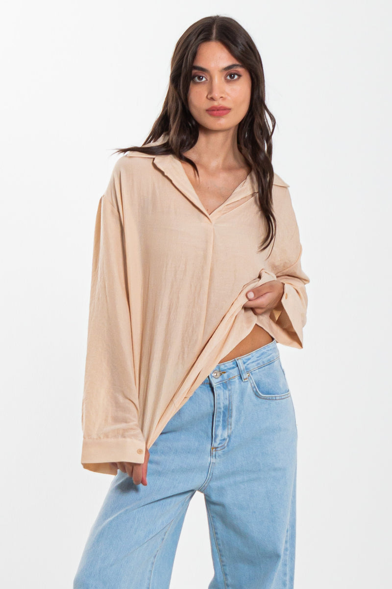 COMFORT FLOWY BLOUSE