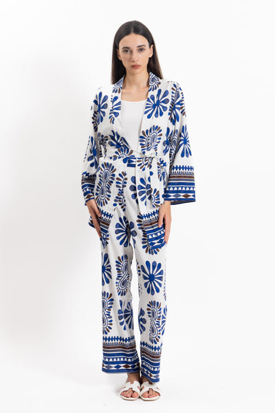 PRINTED KIMONO SET
