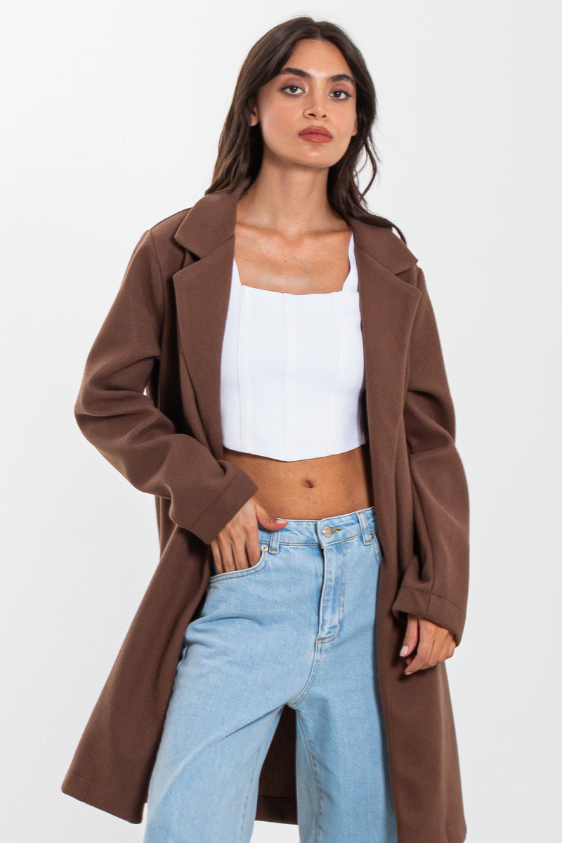 FELT TEXTURE COAT