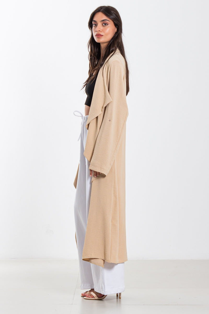 FULL LENGTH LAYERED COAT