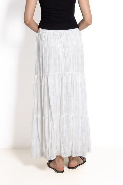 DETAIL EMBROIDERED MAXI SKIRT