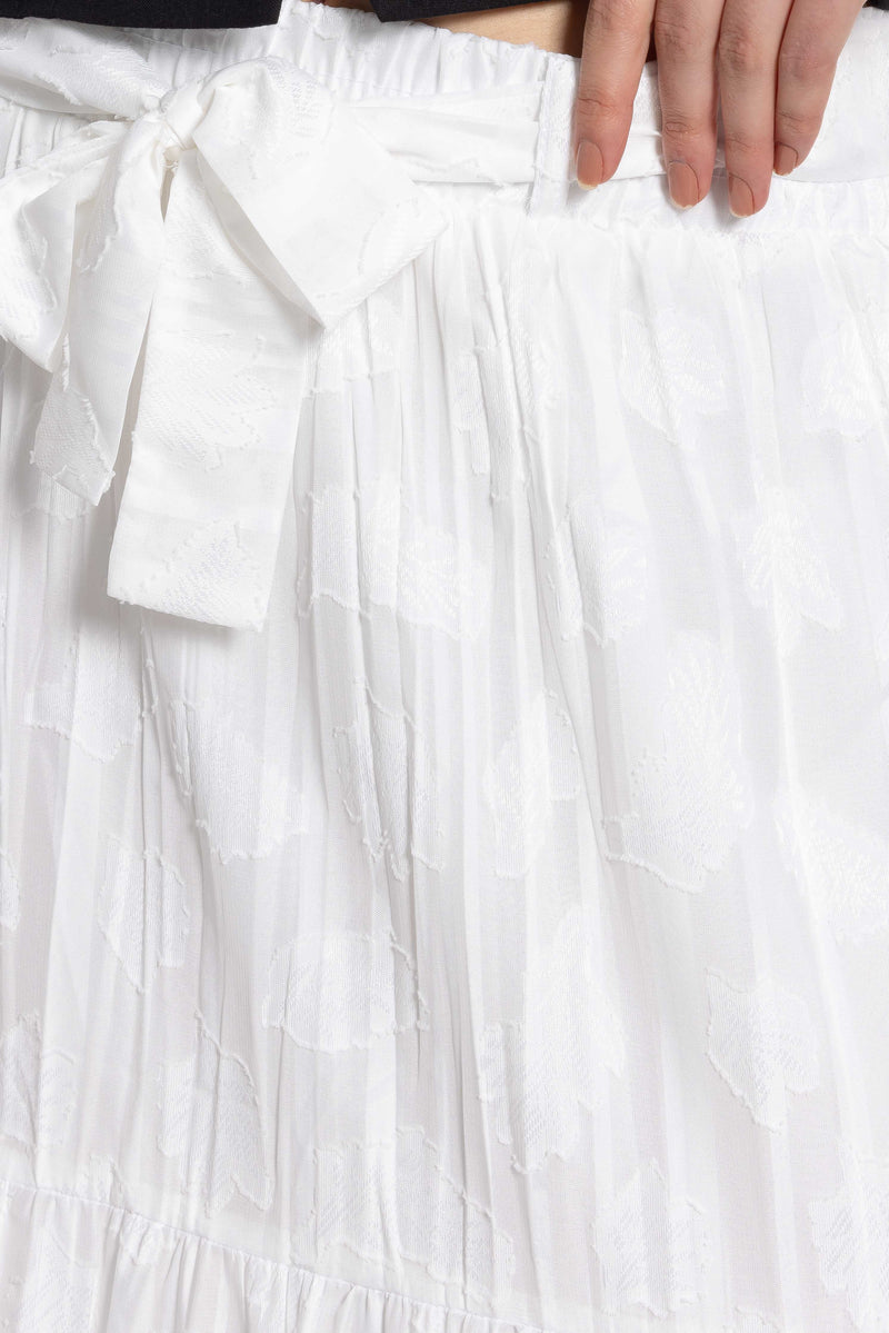 DETAIL EMBROIDERED MAXI SKIRT