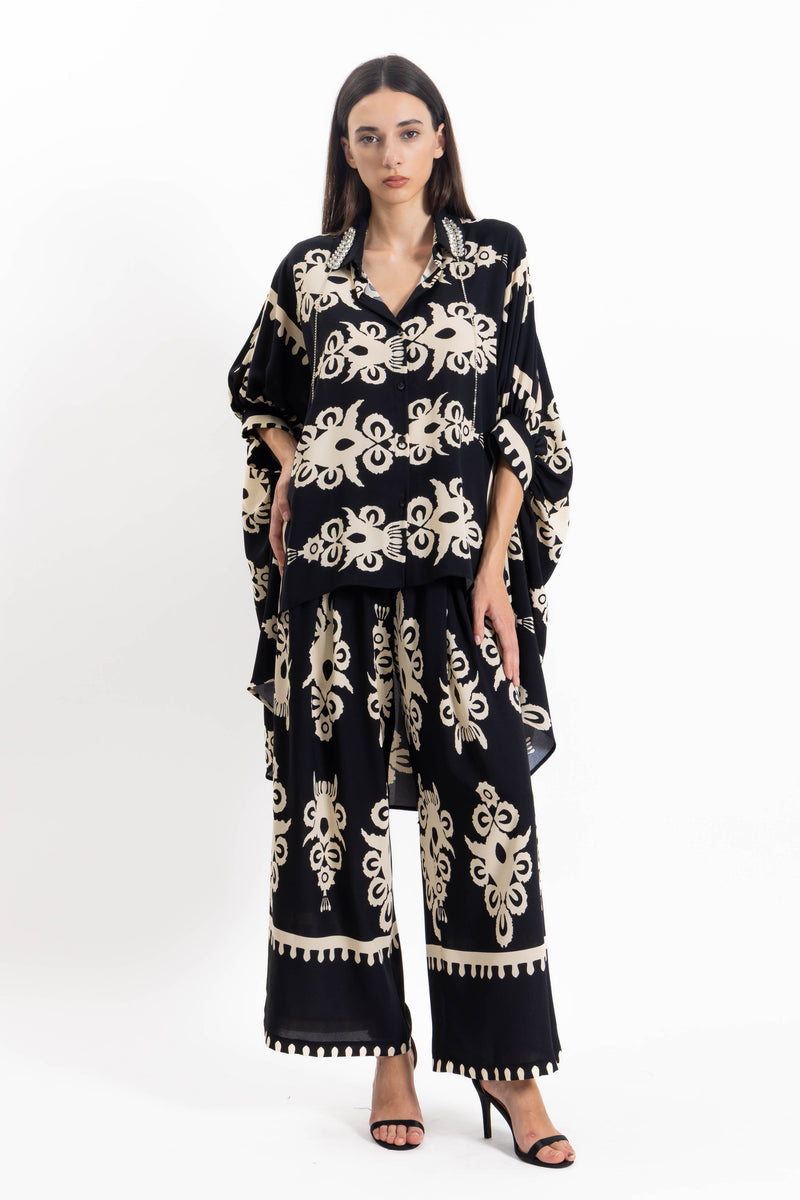 DETAIL PRINTED TOP SET