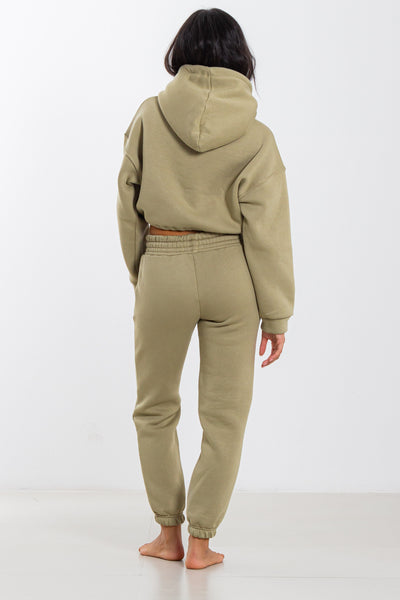 CROP HEAVYWEIGHT HOODIE SET