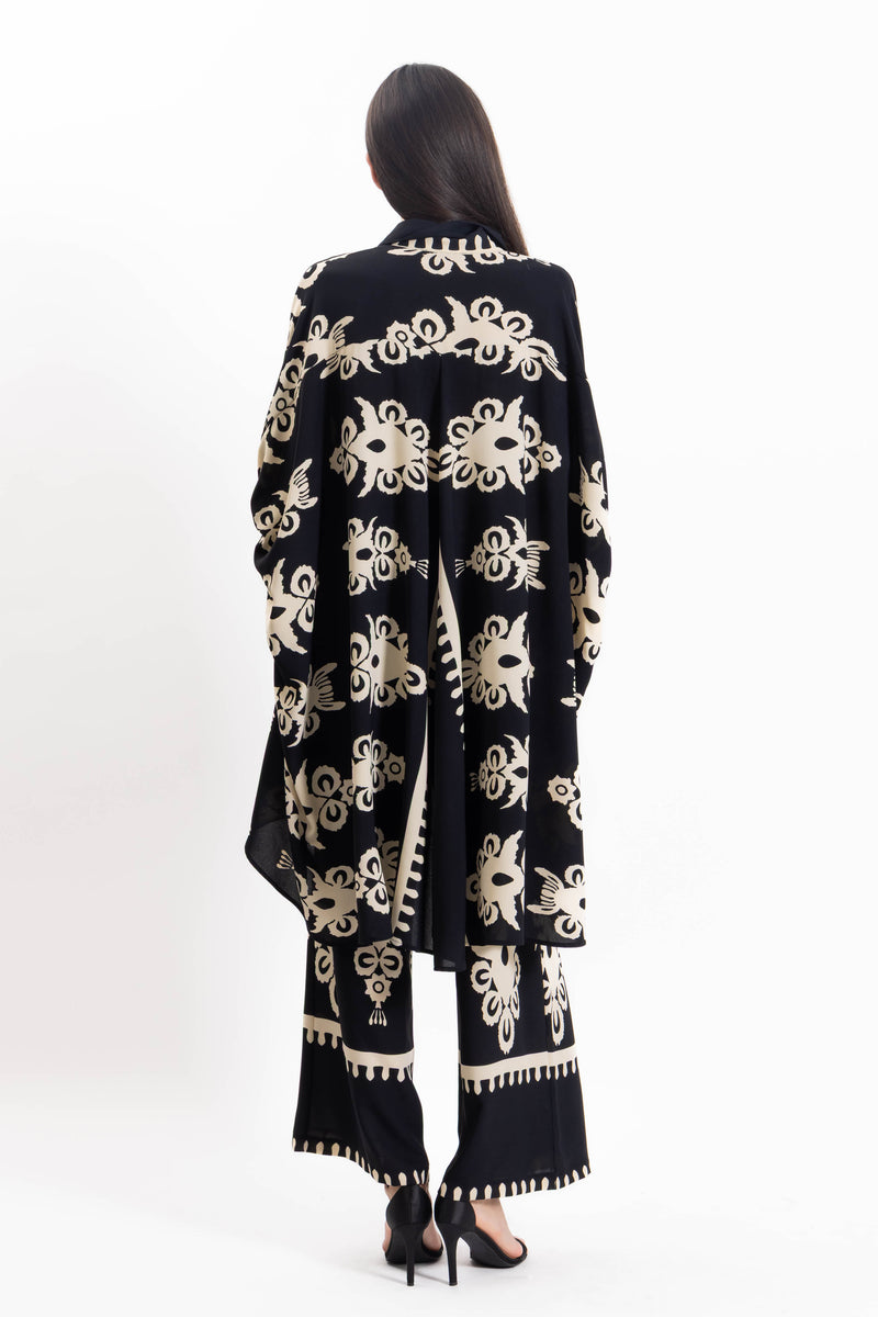 DETAIL PRINTED TOP SET