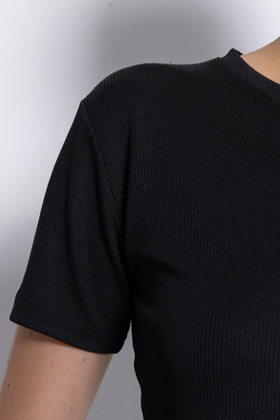 BASIC RIBBED CROP TOP