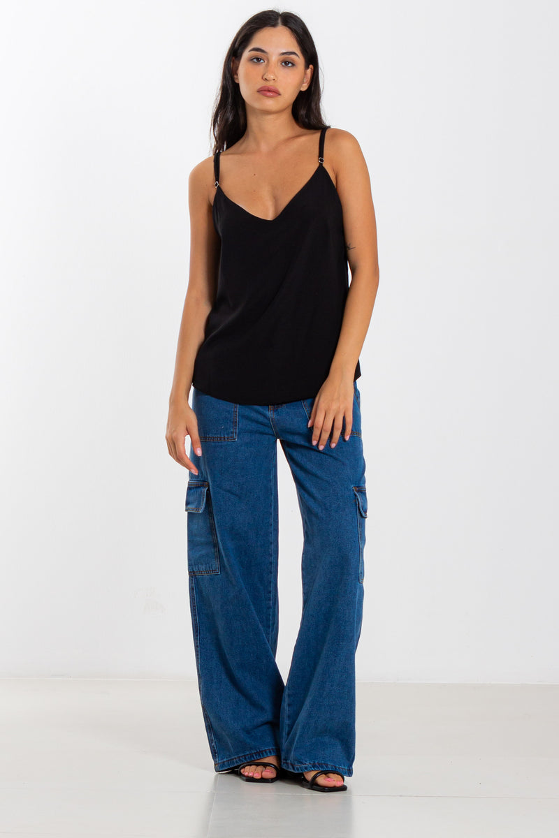 SOFT SATIN TOP