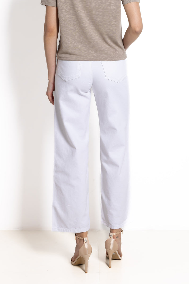 WIDE-LEG HIGH RISE JEANS