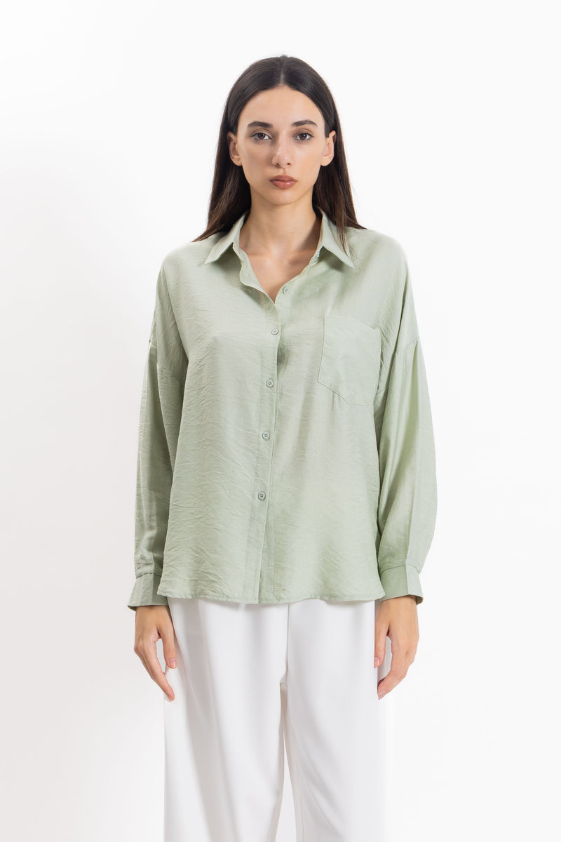 LINEN BLEND COMFORT SHIRT