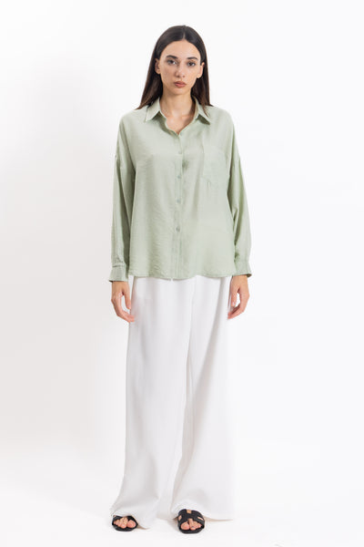 LINEN BLEND COMFORT SHIRT