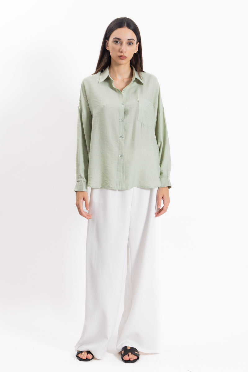 LINEN BLEND COMFORT SHIRT