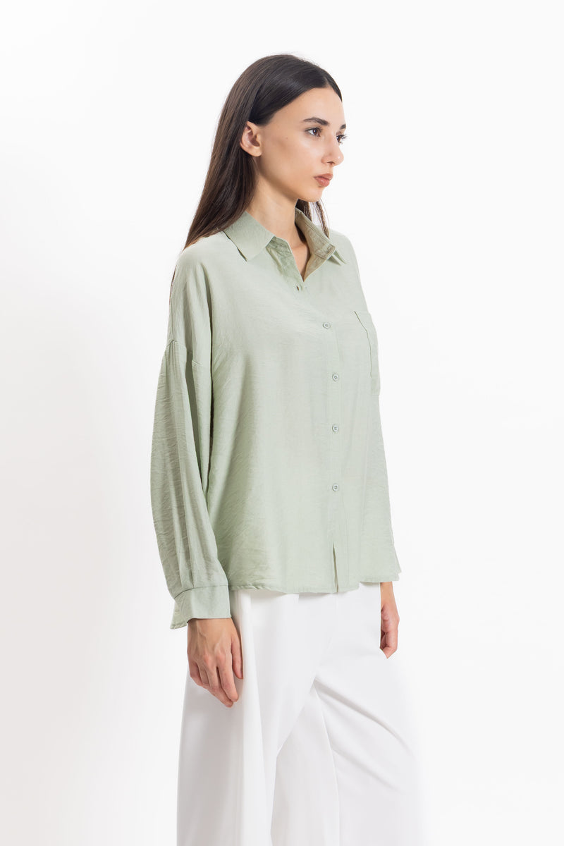 LINEN BLEND COMFORT SHIRT