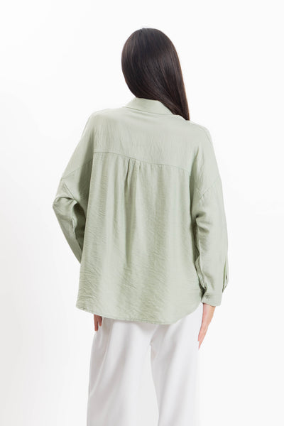 LINEN BLEND COMFORT SHIRT