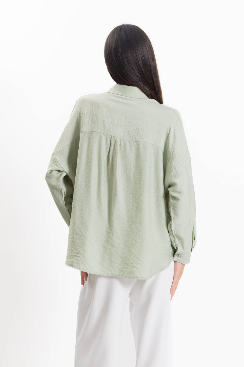 LINEN BLEND COMFORT SHIRT